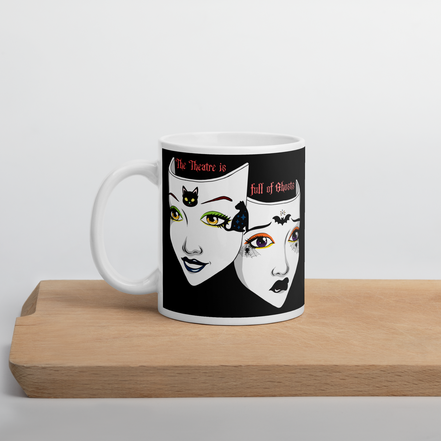 The Theatre is Full of Ghosts Halloween Mug