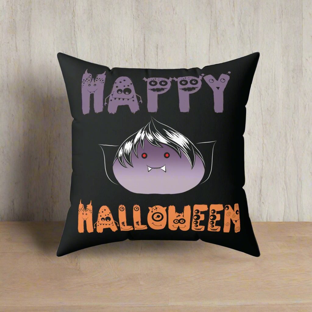 Happy Halloween Vampire Dumpling Pillow 