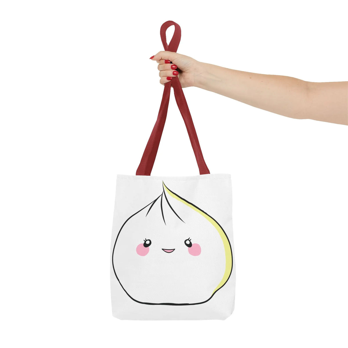 Tote Bag - Sweet Dumpling Design with Pink Cheeks Printify