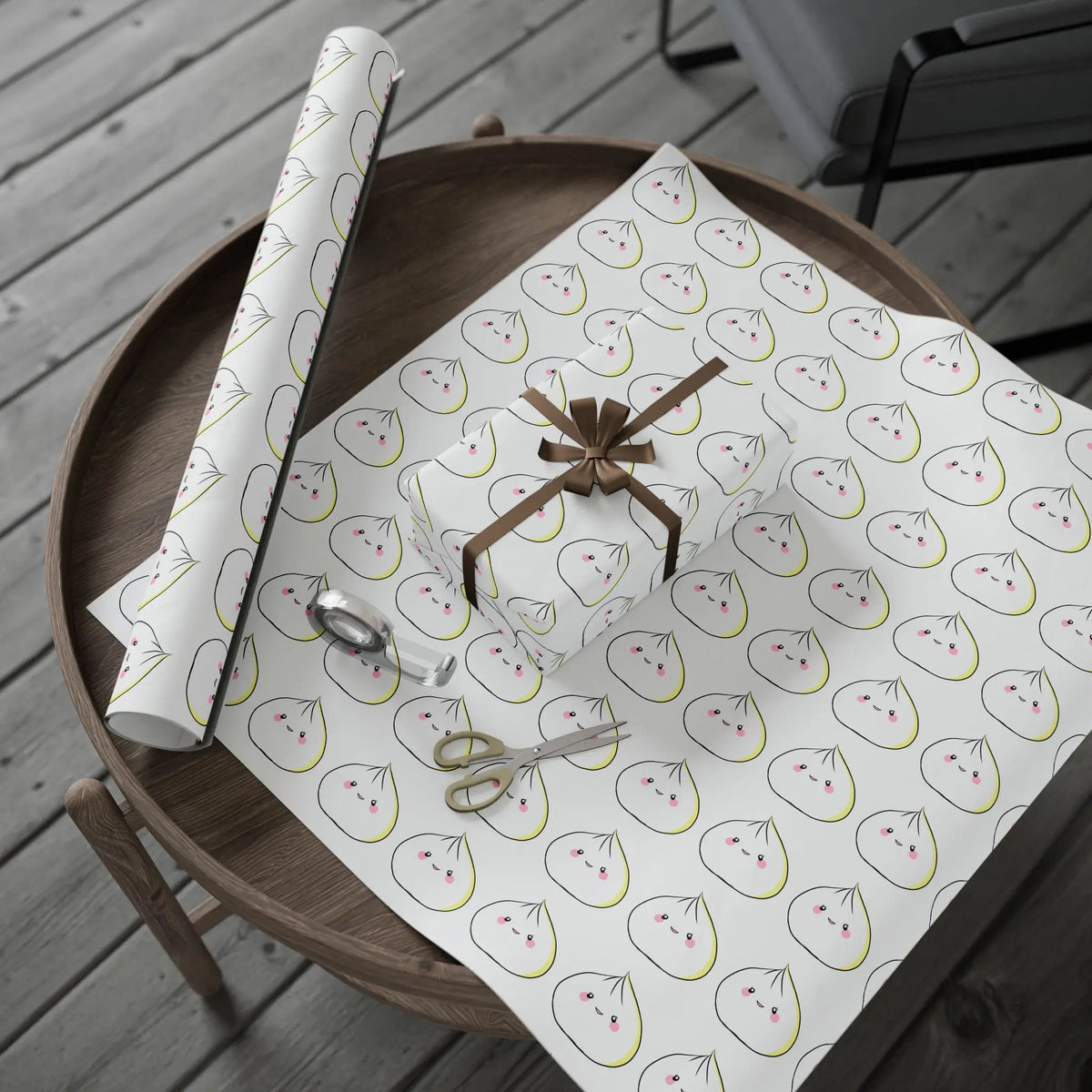 Sweet Dumpling Pattern Wrapping Paper - Adorable Dumpling! Kawaii Esquire