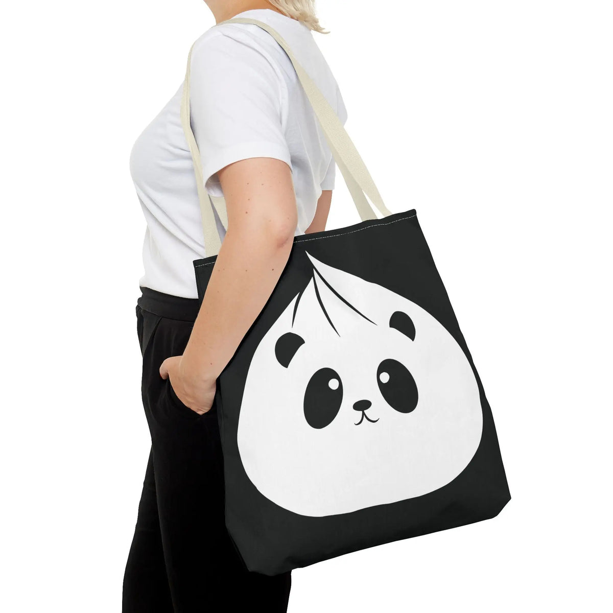 Panda Dumpling Tote Bag Printify