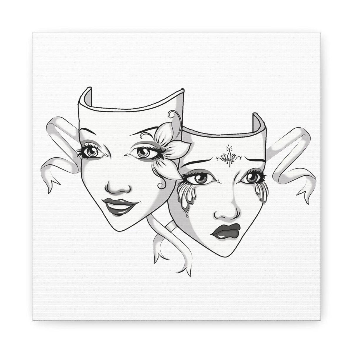 Drama Mask Wall Art Printify