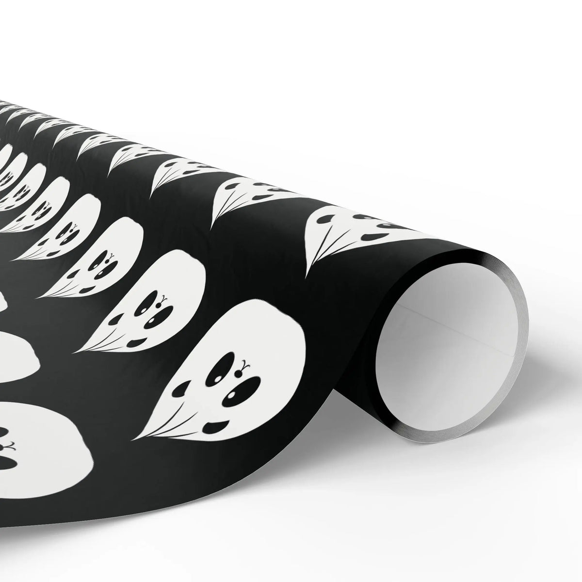 Cute Panda Dumpling Unique Black Wrapping Paper - Make Your Presents Extra Special with this Delightful print! Printify