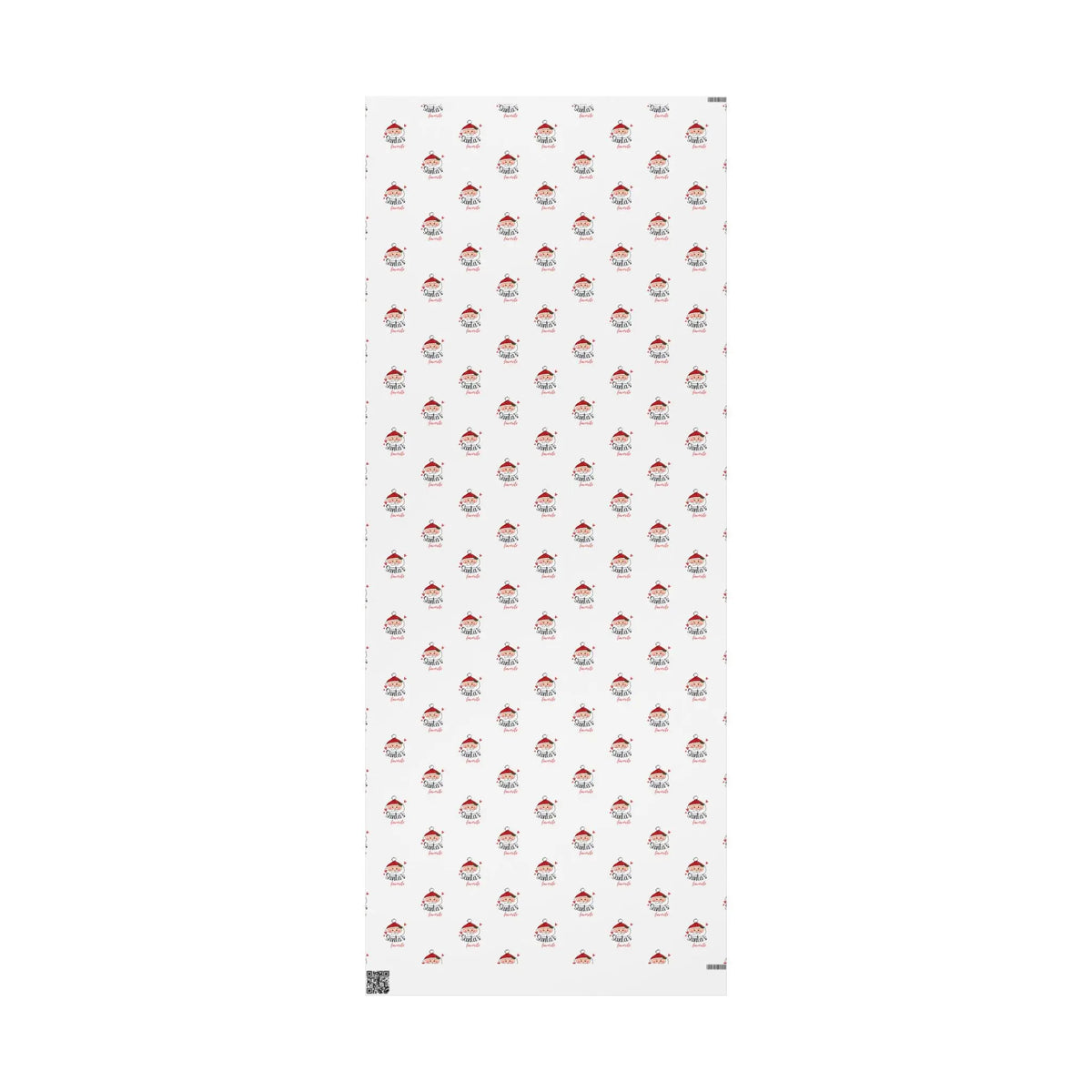 Christmas Wrapping Paper, Santa Dumpling Design - Santa's Favorite Printify