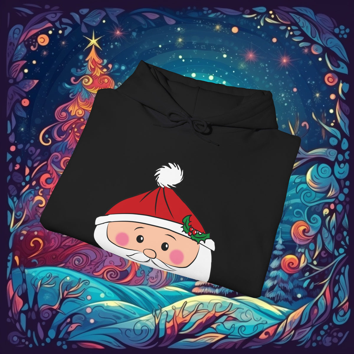Santa Dumpling Hooded Sweatshirt - Kawaii Esquire