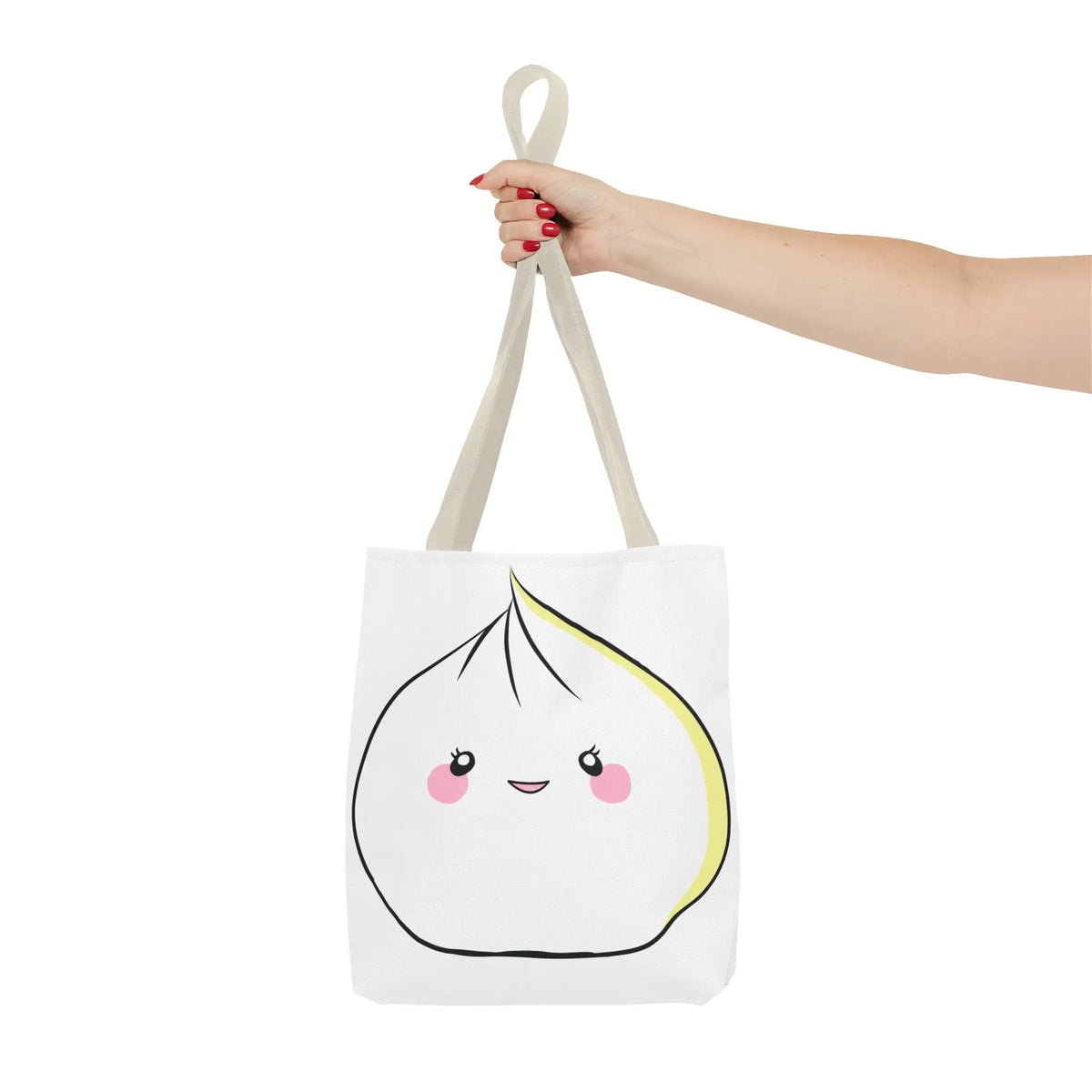 Tote Bag - Sweet Dumpling Design with Pink Cheeks Printify