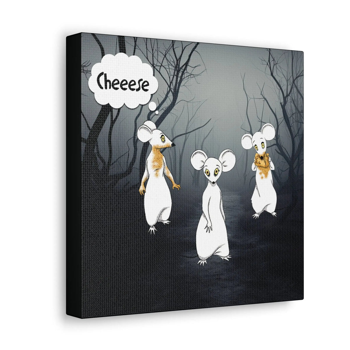 Zombie Rats Searching for Cheese Wall Art Printify