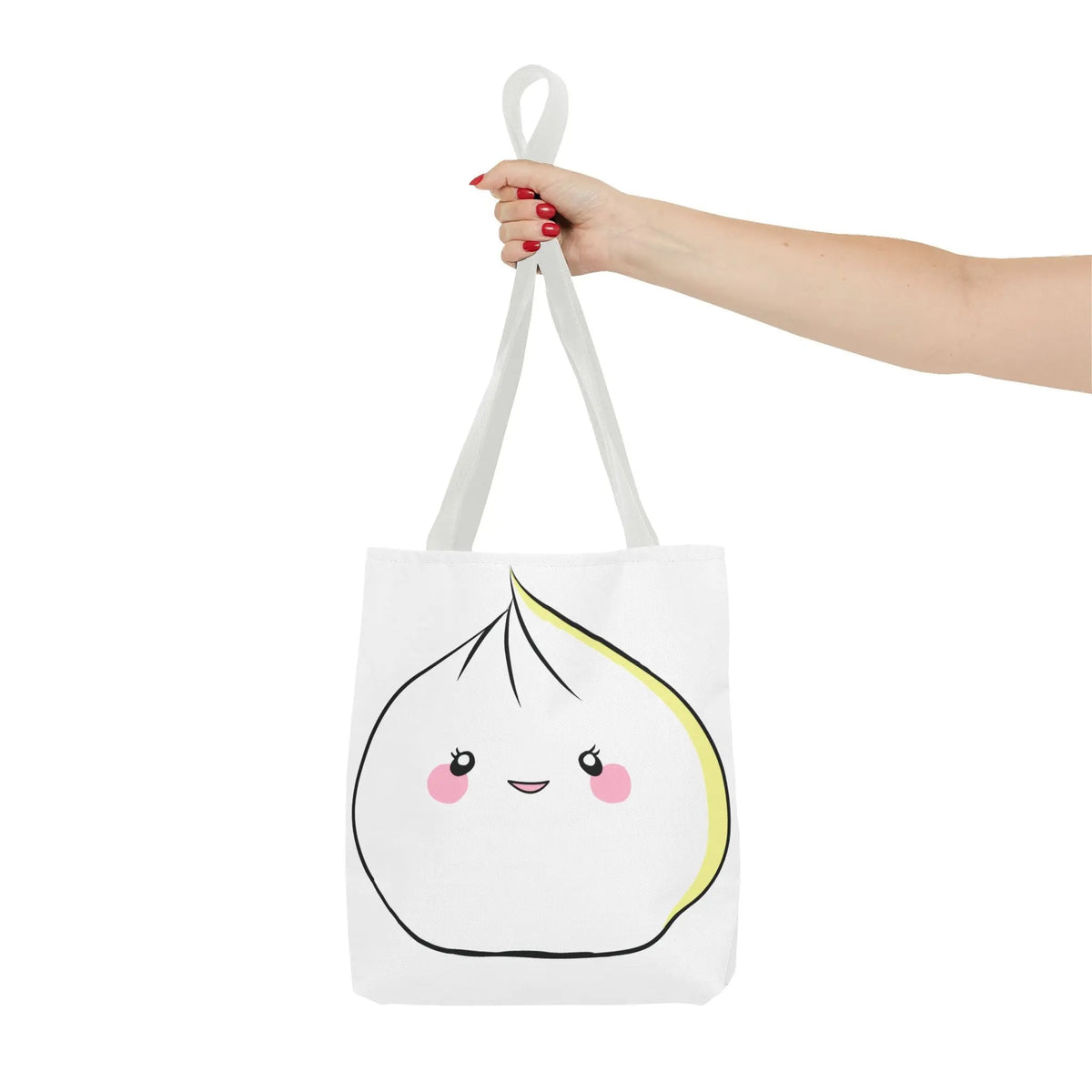 Tote Bag - Sweet Dumpling Design with Pink Cheeks Printify