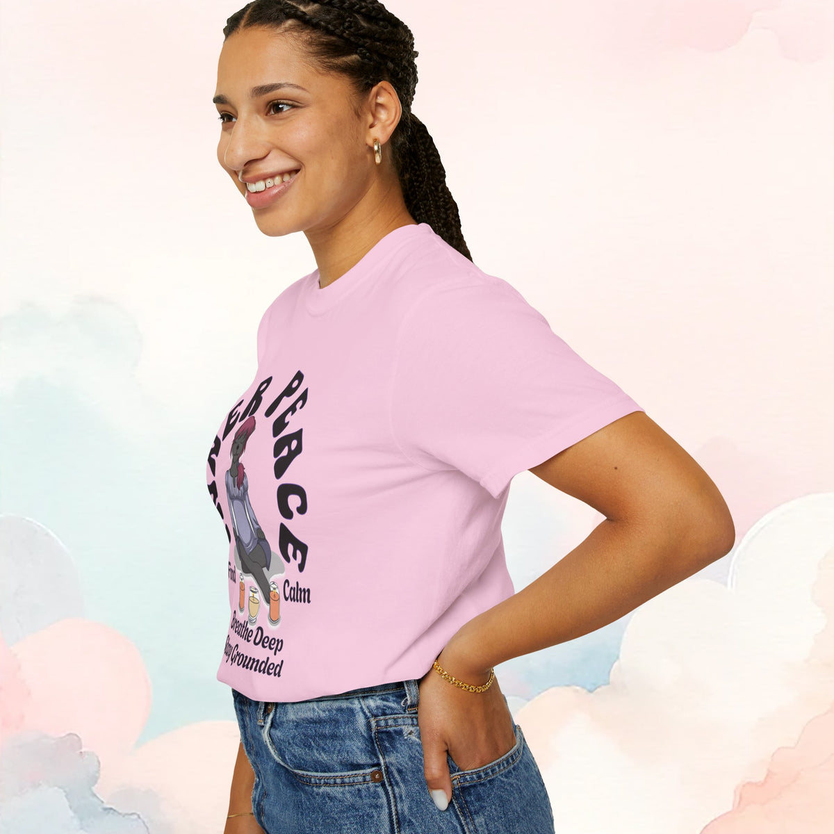 Sustainable Ethical Chic: Chiweenie Daisy Comfort Colors T-shirt - Kawaii Esquire
