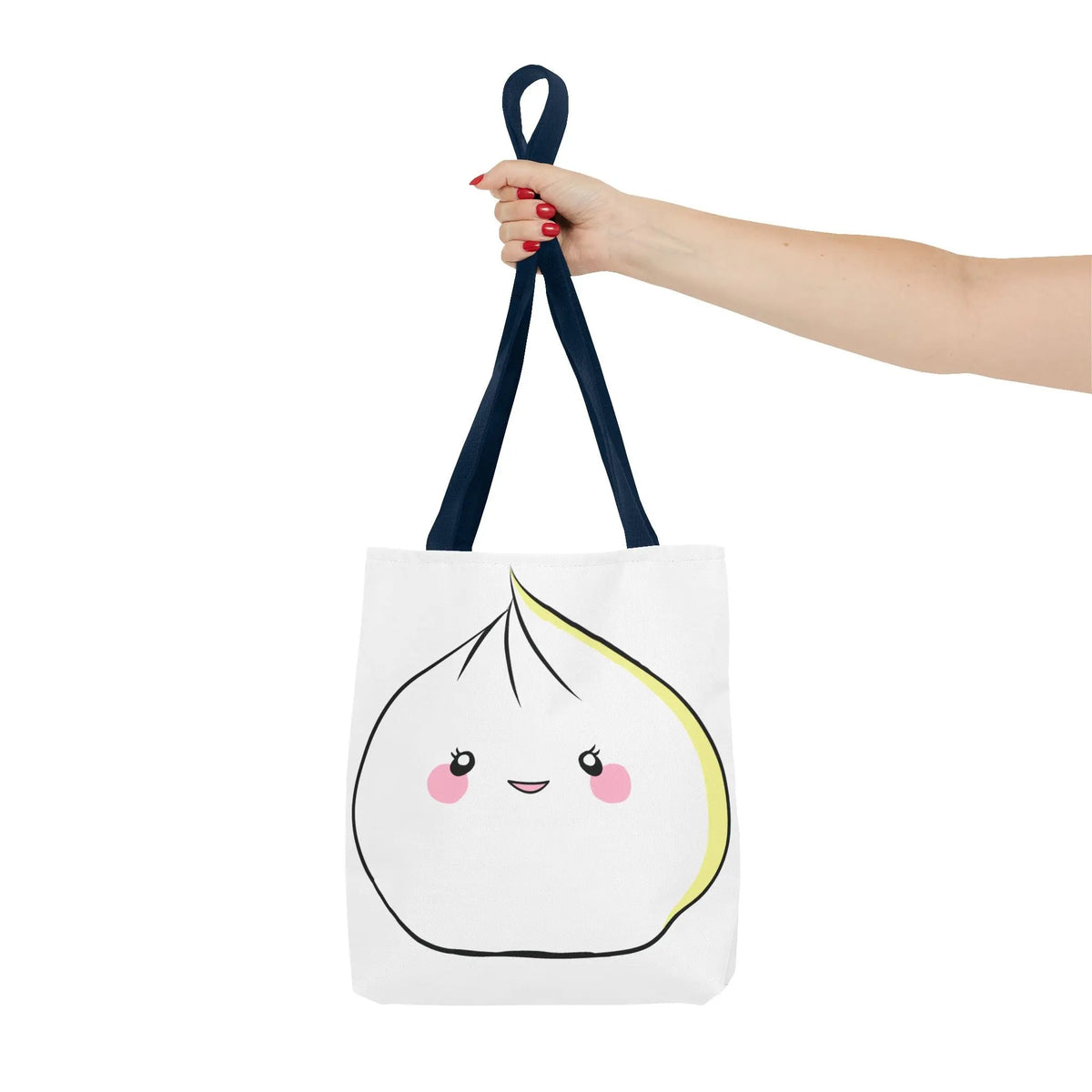 Tote Bag - Sweet Dumpling Design with Pink Cheeks Printify