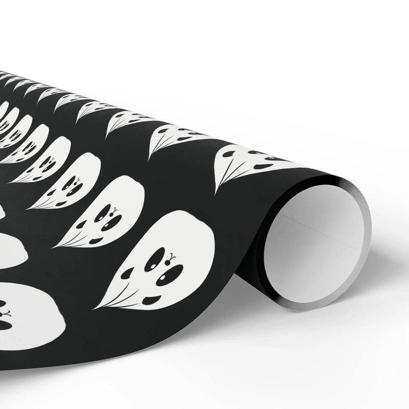 Cute Panda Dumpling Unique Black Wrapping Paper - Make Your Presents Extra Special with this Delightful print! Printify