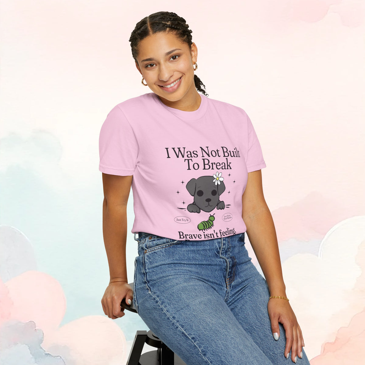 Brave Chiweenie Inspirational T-Shirt - Positive, Motivational, Inspirational, Comfort Colors T-shirt - Kawaii Esquire
