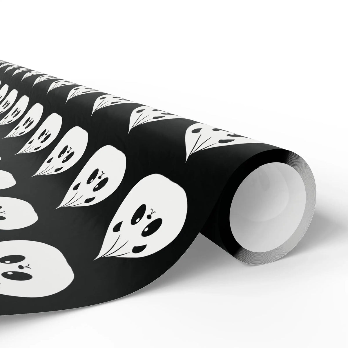 Cute Panda Dumpling Unique Black Wrapping Paper - Make Your Presents Extra Special with this Delightful print! Printify