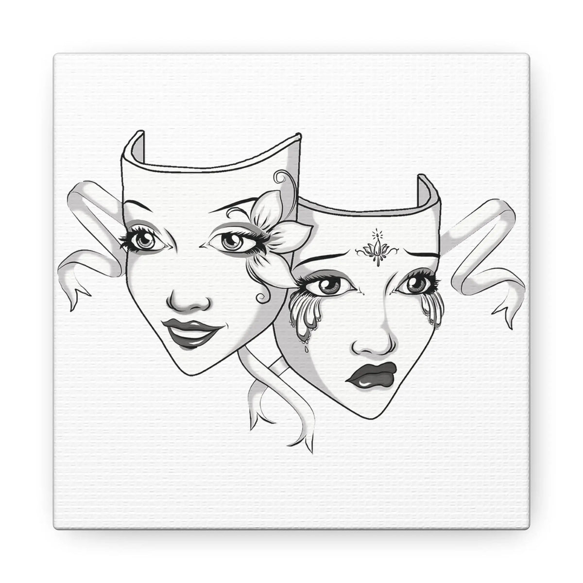 Drama Mask Wall Art Printify