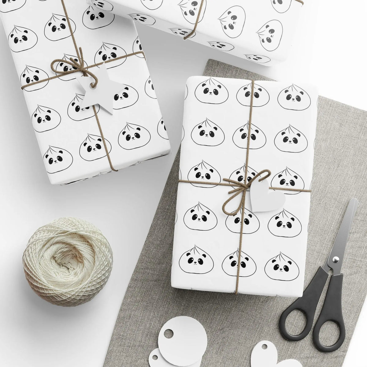 Panda Dumping Pattern Gift Wrap Papers Printify