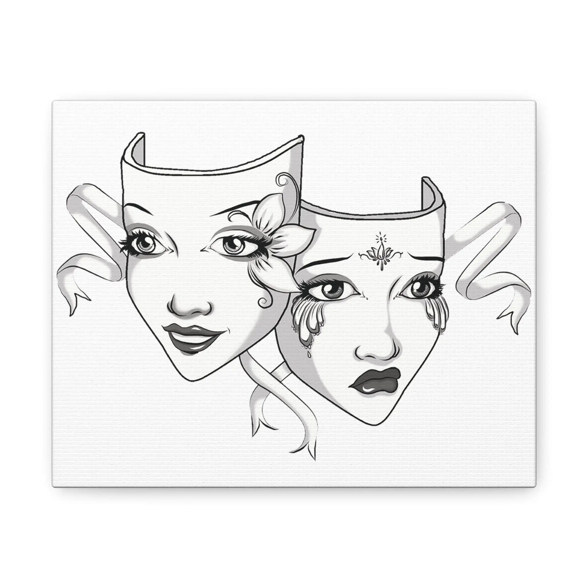 Drama Mask Wall Art Printify