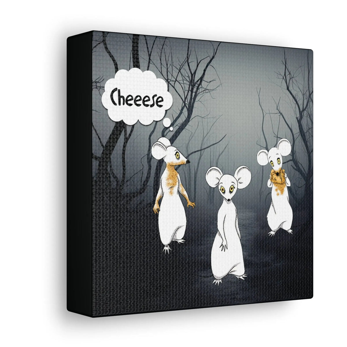 Zombie Rats Searching for Cheese Wall Art Printify