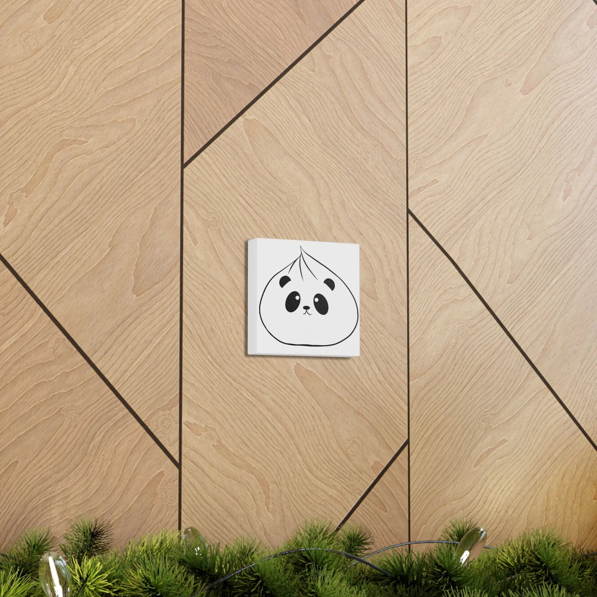 Canvas Prints - Panda Dumpling Wall Art Decor Printify