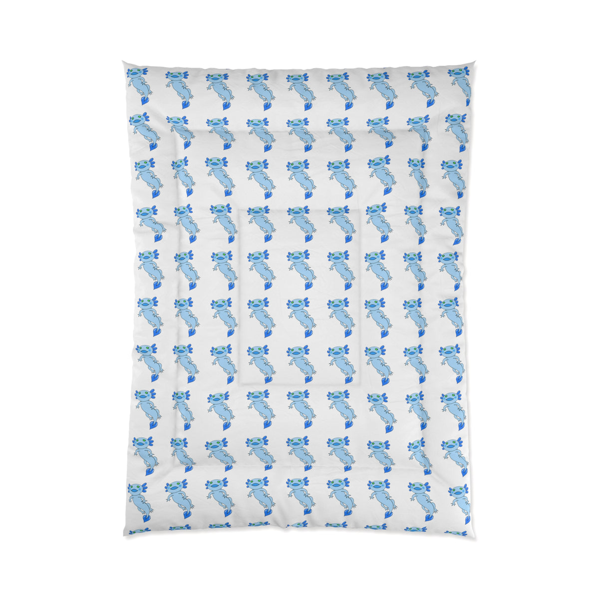 Blue Axolotl Comforter - Kawaii Esquire