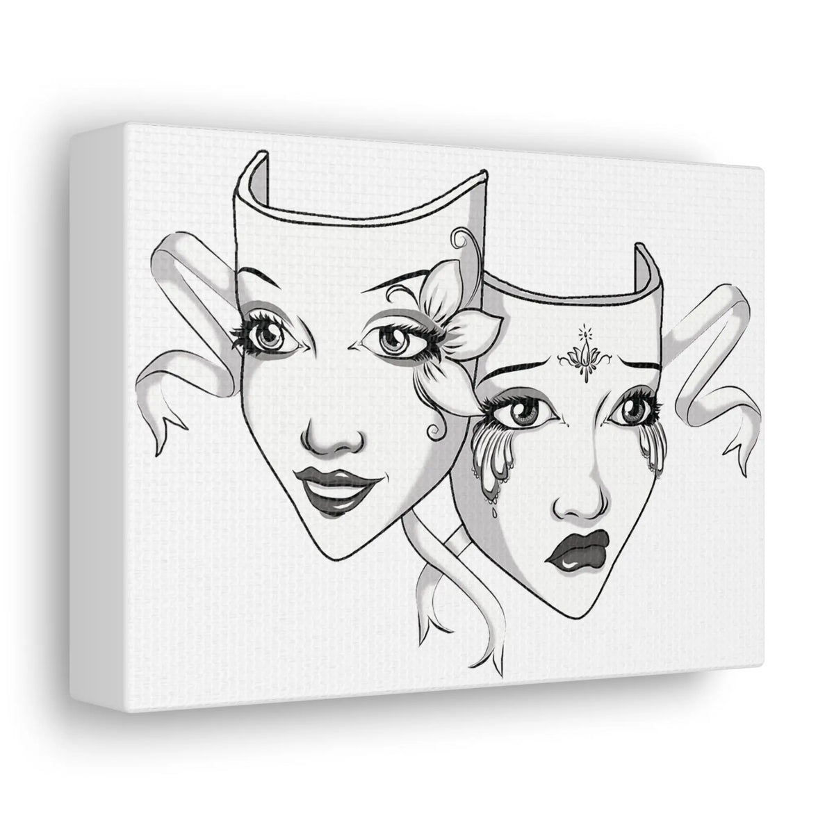 Drama Mask Wall Art Printify