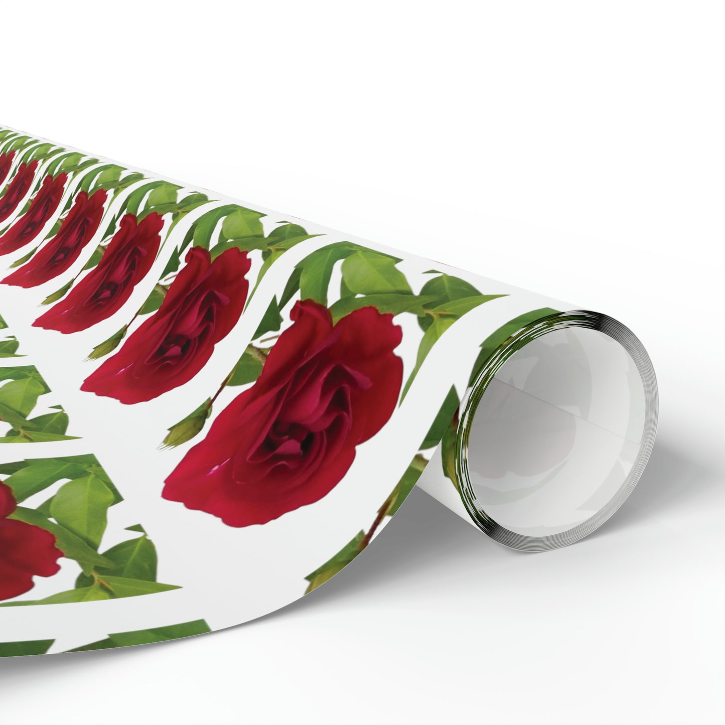 Premium Red Rose Pattern Wrapping Paper