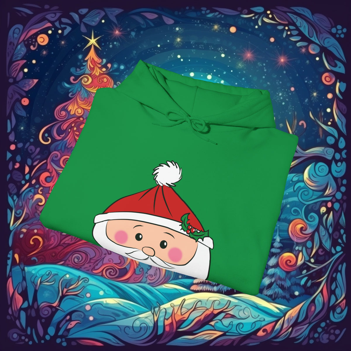 Santa Dumpling Hooded Sweatshirt - Kawaii Esquire
