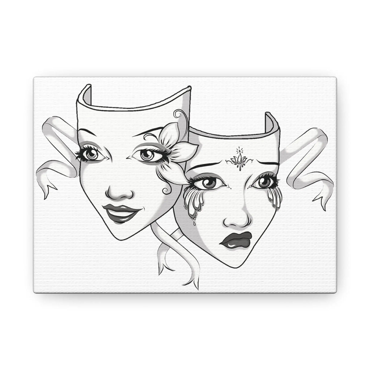 Drama Mask Wall Art Printify