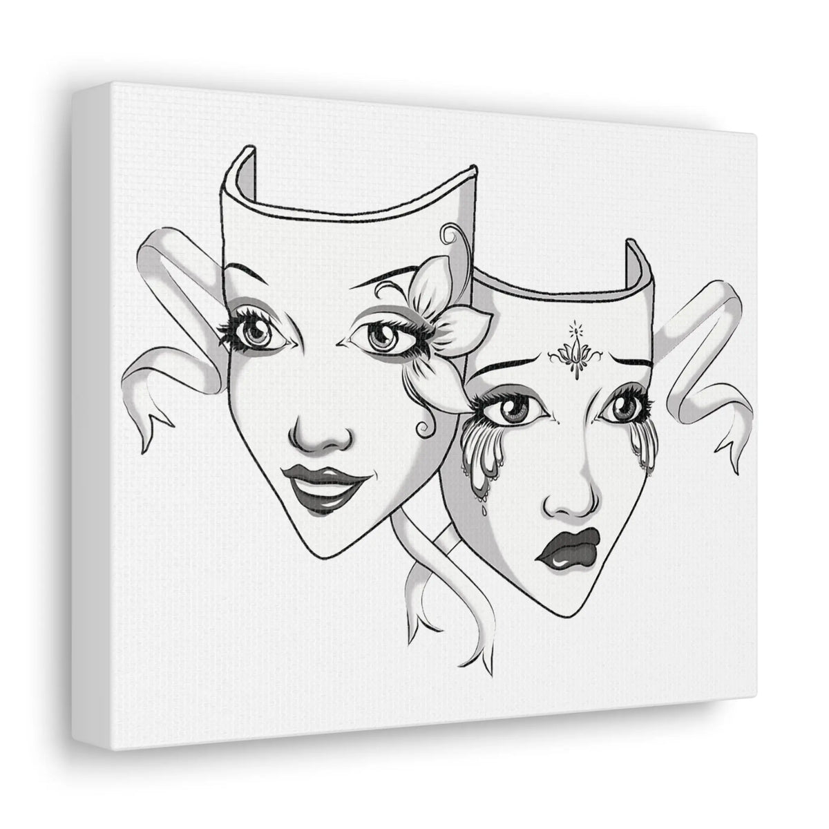 Drama Mask Wall Art Printify