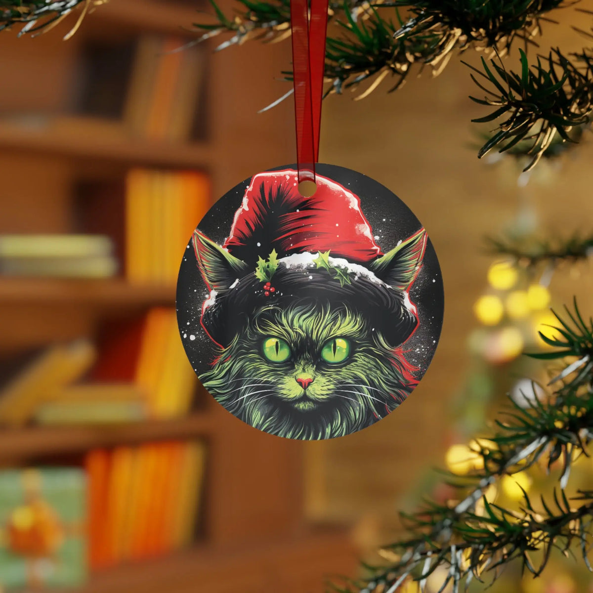 Krampus Cat Metal Ornament Kawaii Esquire