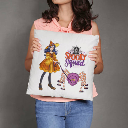 Spooky Squad Halloween Throw Pillow