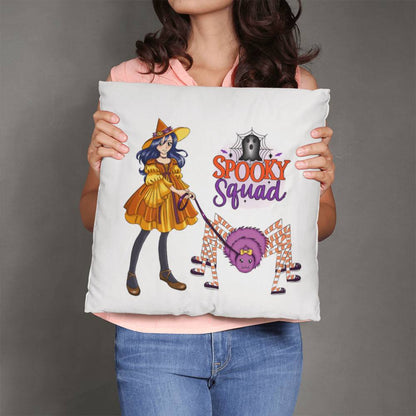 Spooky Squad Halloween Throw Pillow