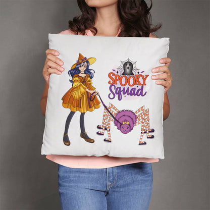Spooky Squad Halloween Throw Pillow