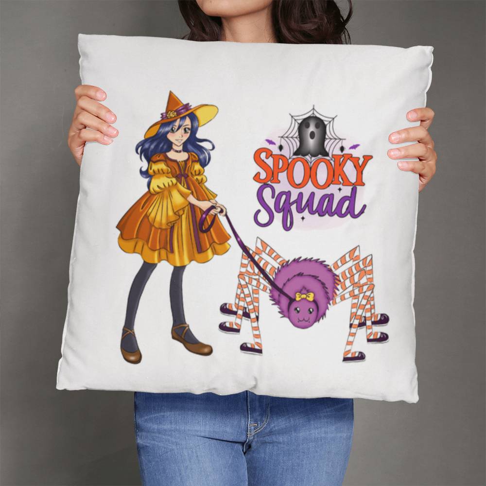 Spooky Squad Halloween Throw Pillow
