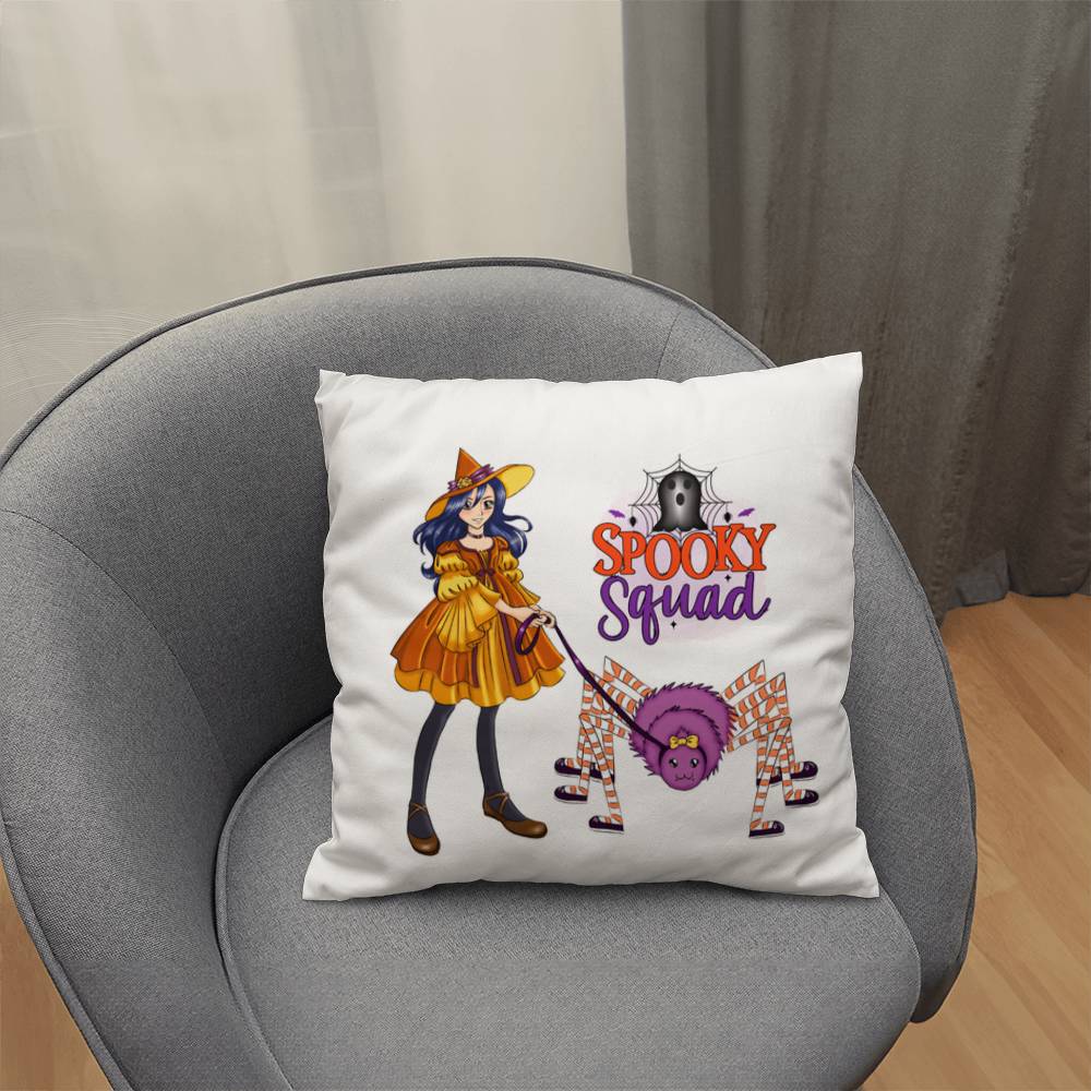 Spooky Squad Halloween Throw Pillow