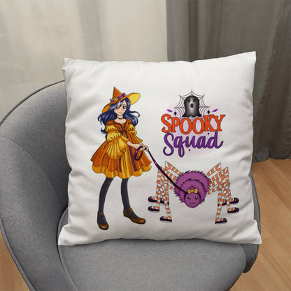 Spooky Squad Halloween Throw Pillow