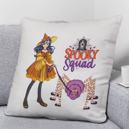 Spooky Squad Halloween Throw Pillow