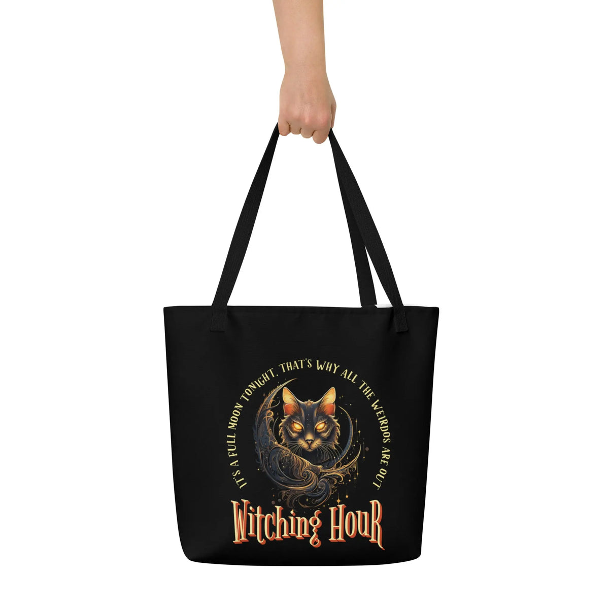 Witching Hour Large Tote Bag Kawaii Esquire