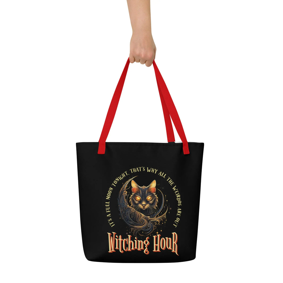 Witching Hour Large Tote Bag Kawaii Esquire