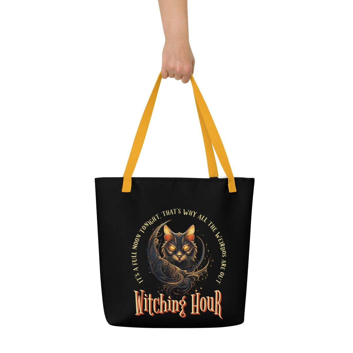 Witching Hour Large Tote Bag Kawaii Esquire