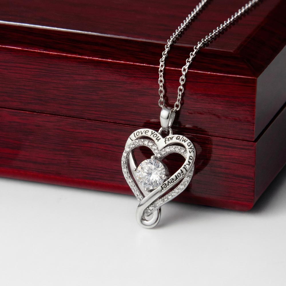 You + Me The Perfect Love Story  Love You Always Necklace