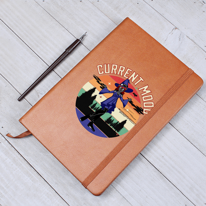 Current Mood Chiweenie Witch Graphic Leather Journal