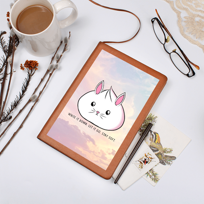 Stay Soft Bunny Journal – “Write It Down, Let It Go” Self Care Notebook