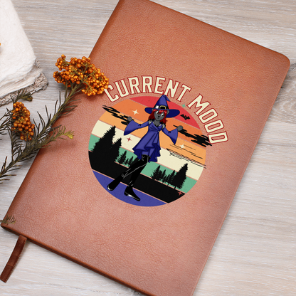 Current Mood Chiweenie Witch Graphic Leather Journal