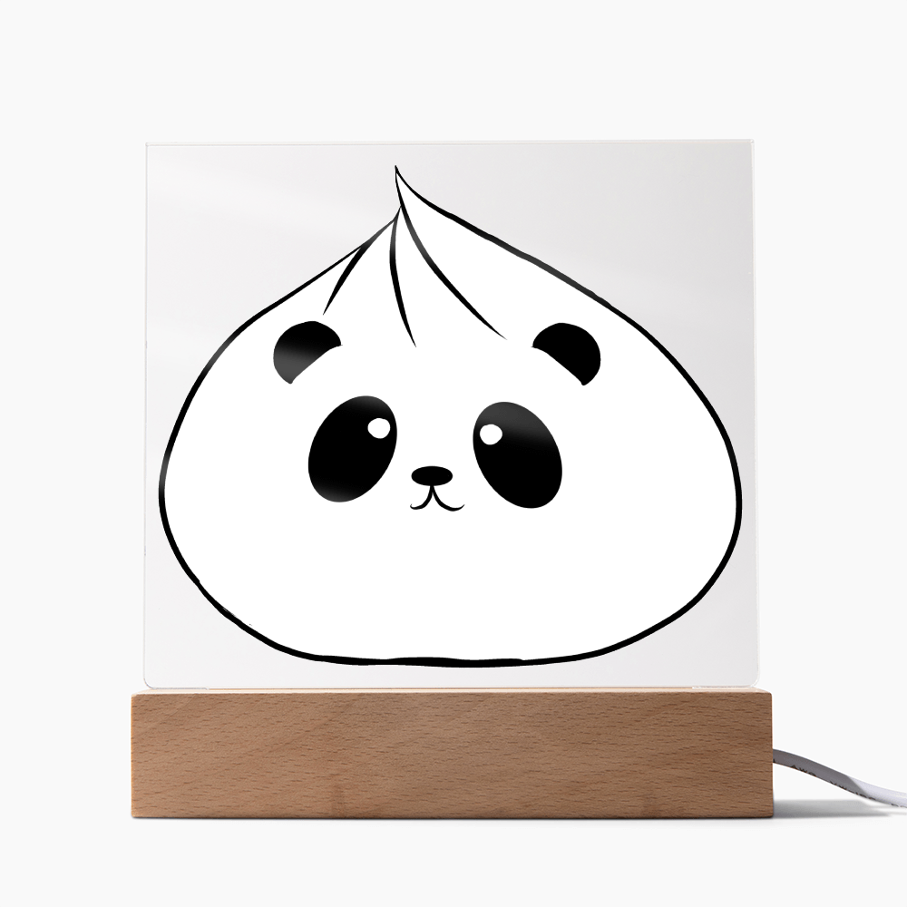Panda Dumpling Acrylic Plaque