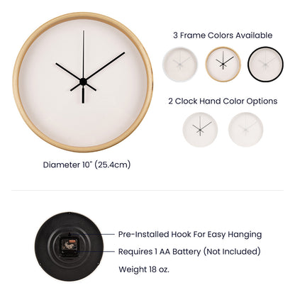 Spooky Squad Witch & Spider Wall Clock