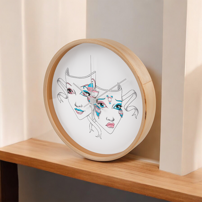 Trans Pride Wall Clock
