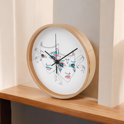Trans Pride Wall Clock