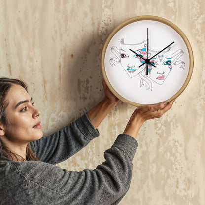 Trans Pride Wall Clock