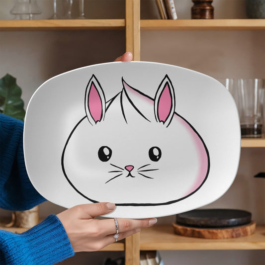 Bunny Dumpling  10x14” Oval Serving Tray