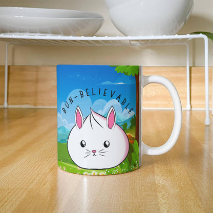 Bun-Believable Bunny Mug – Cute Rabbit Coffee Cup